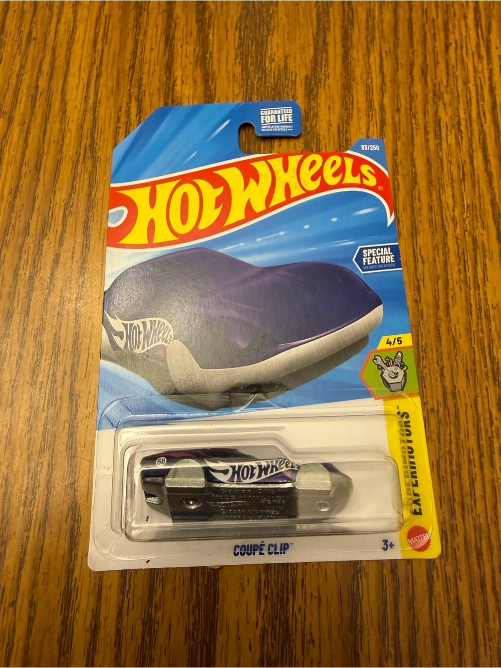 Hot Wheels Purple Coupe Clip Toy Car - Hot Wheels Brand